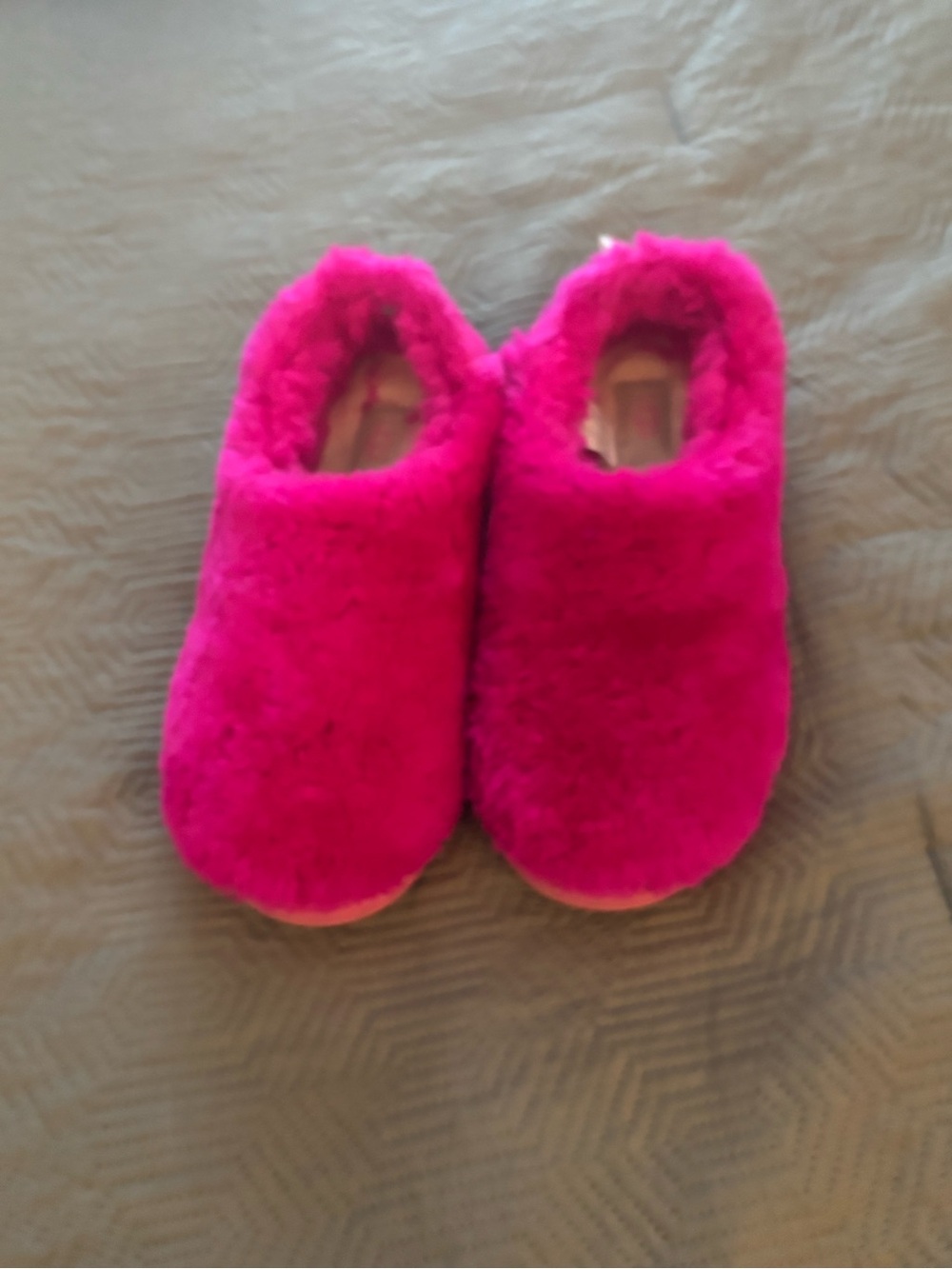 UGG Hot Pink Fuzzy Slippers